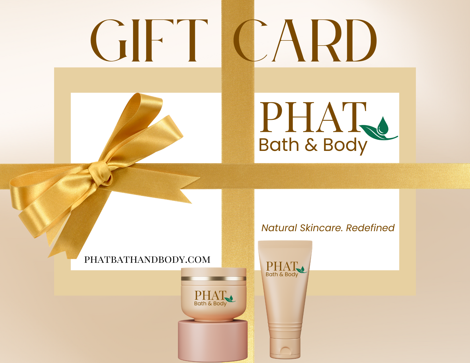 Give the Gift of Ultimate Skincare with Phat Bath & Body Gift Cards| Perfect for Every Occasion