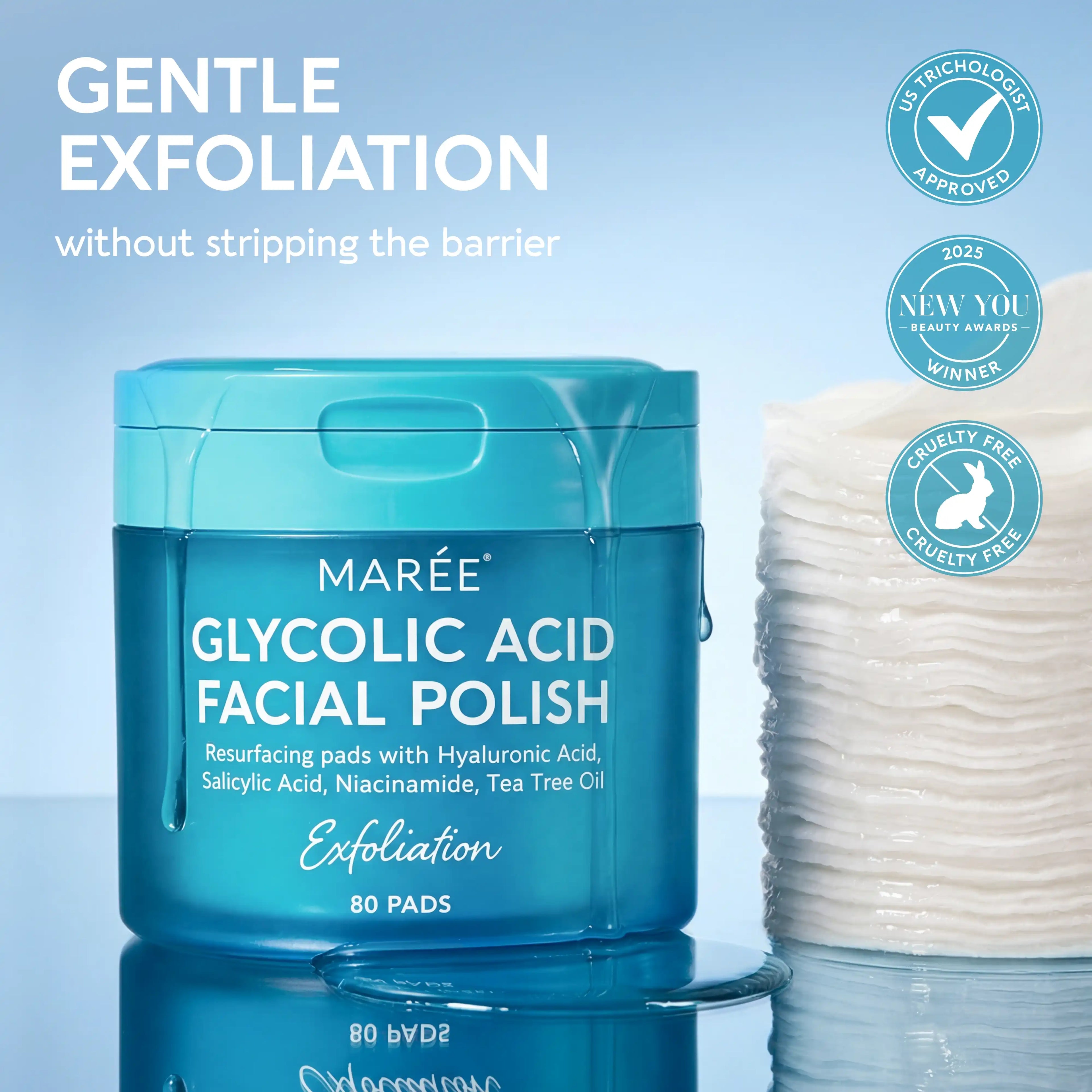 Glykolsäure-Pads 80 Stk.
