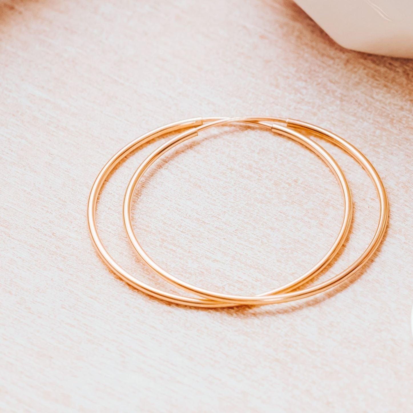 Gold Hoop Earrings