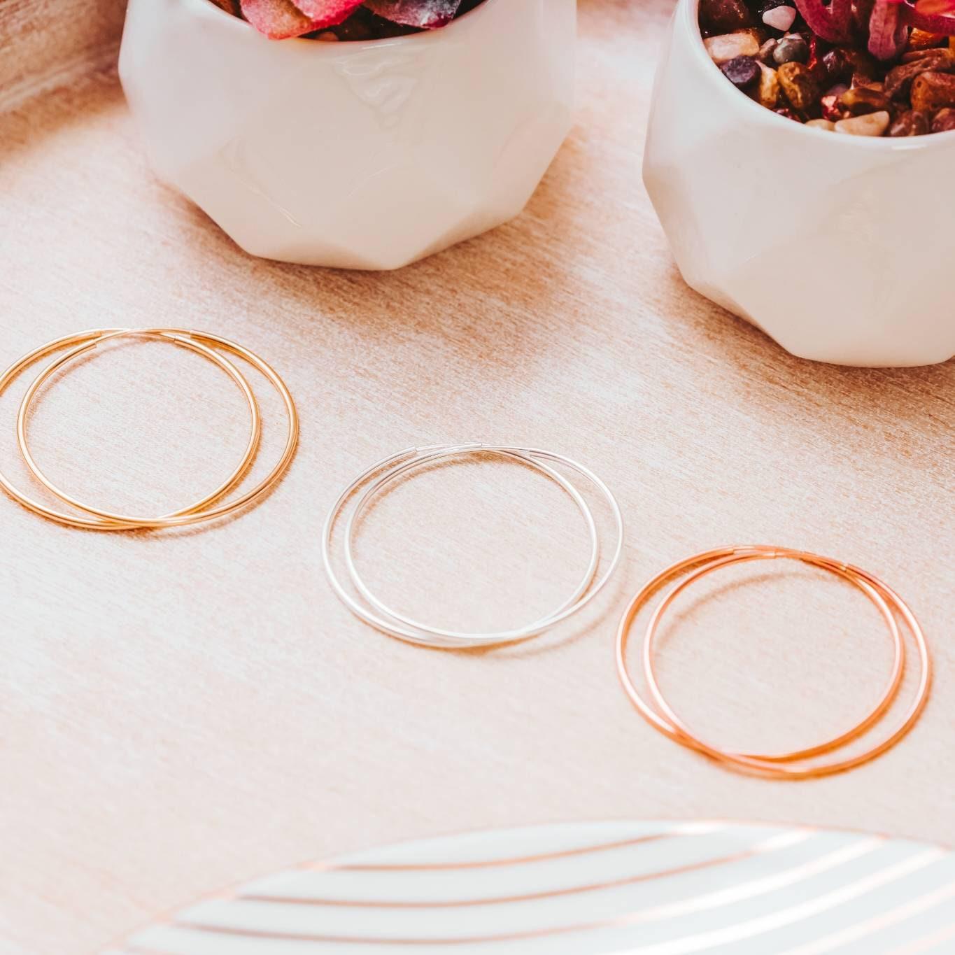 Gold Hoop Earrings