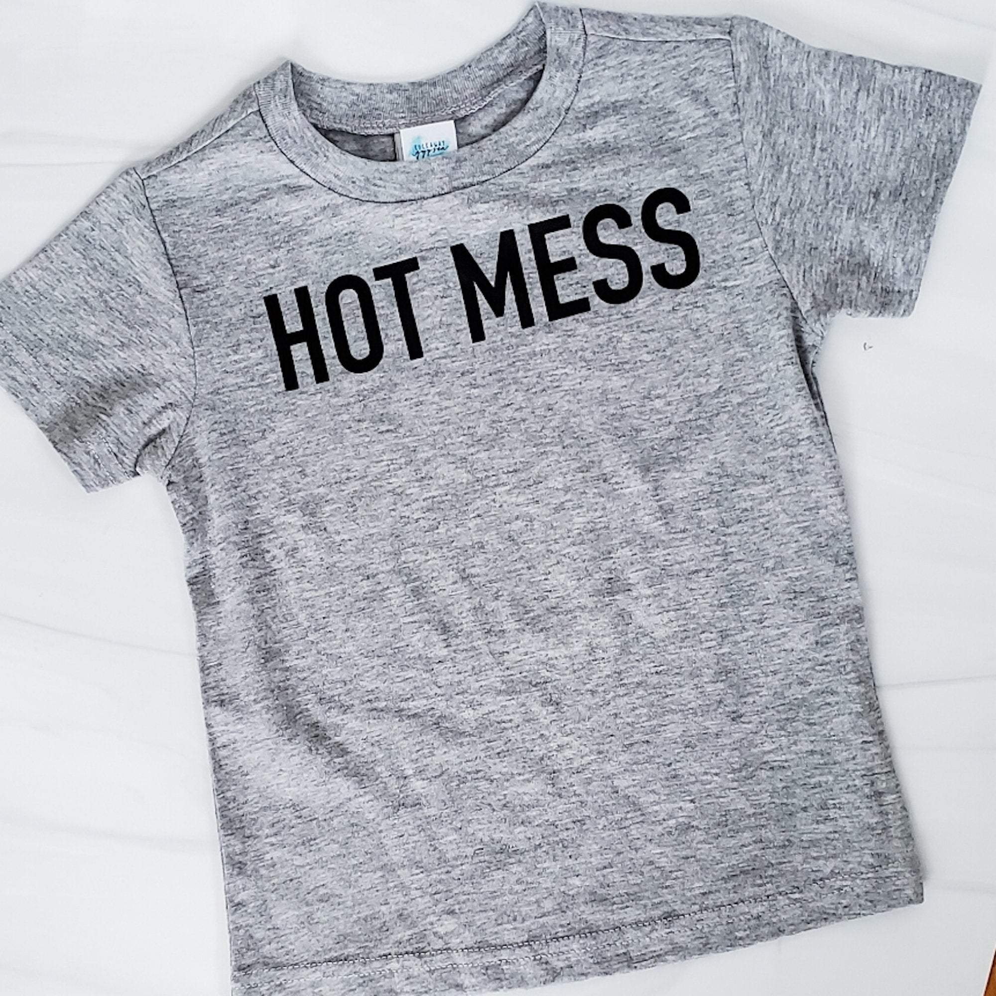 HOT MESS Kleinkind T-Shirt ODER Baby Strampler