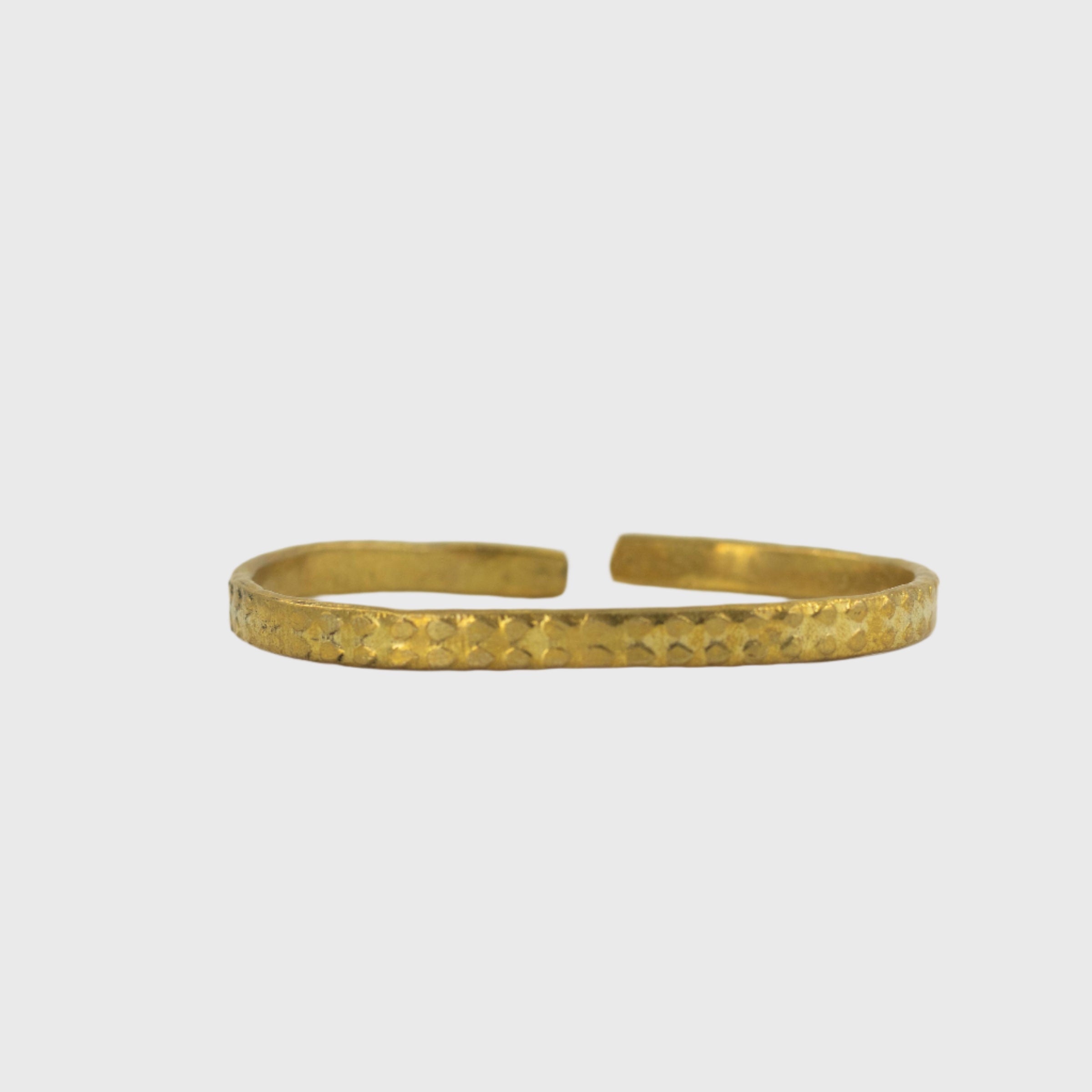 Hammered Brass Bracelet | Shona