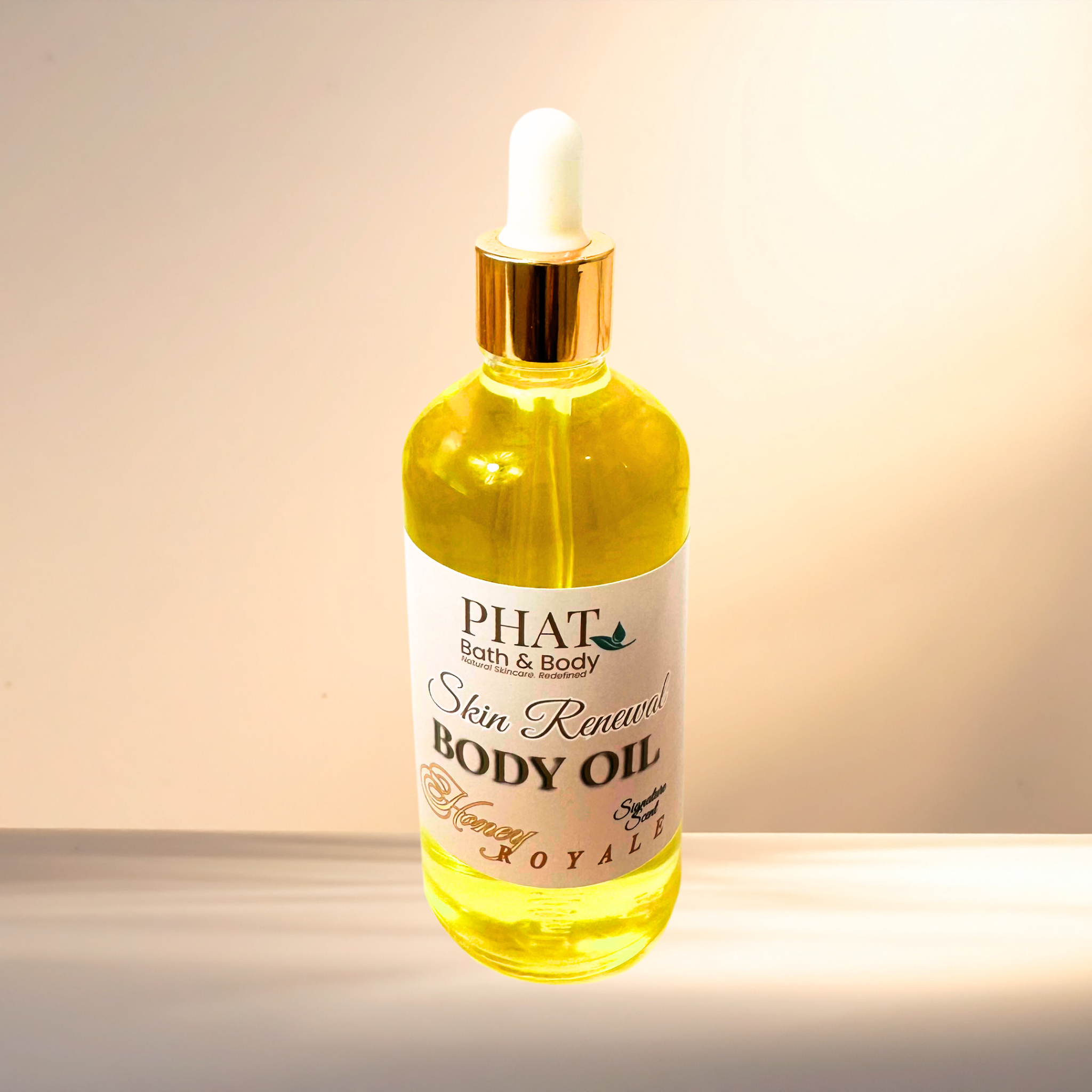 Honey Royale Signature Scent Skin Renewal Natural Body Oil with Rosehip Carrot Seed Oil | 3.2 oz