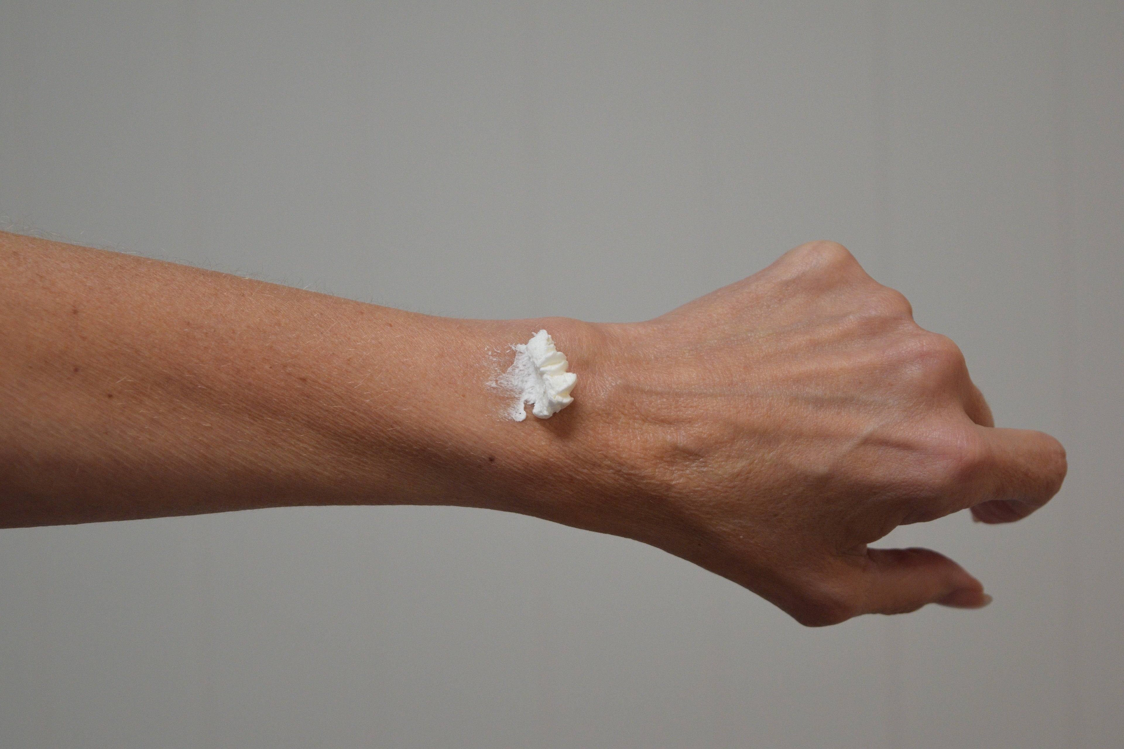 Aufgeschlagene Talgcreme
