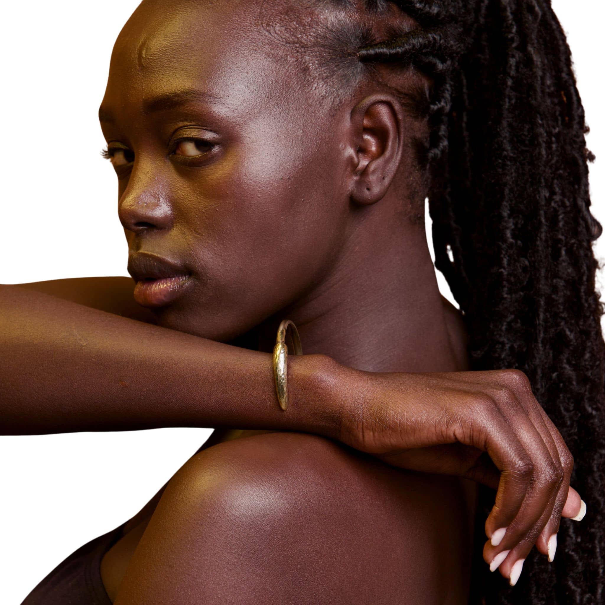 Organic Brass Cuff Bracelet | Jani