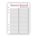Jessica's Journal Wishlist