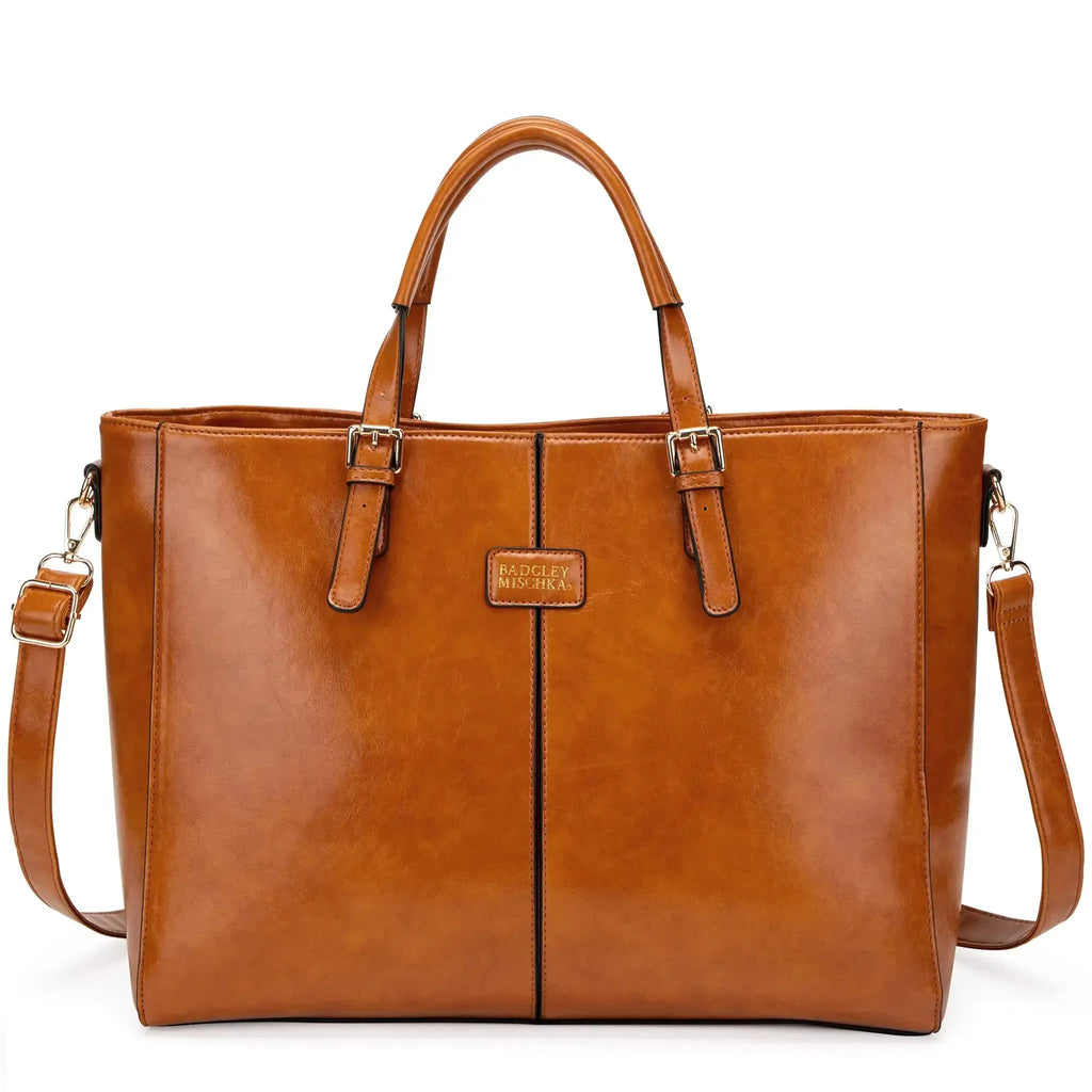 Julia Rustic Weekender-Reisetasche aus veganem Leder