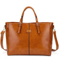Julia Rustic Weekender-Reisetasche aus veganem Leder