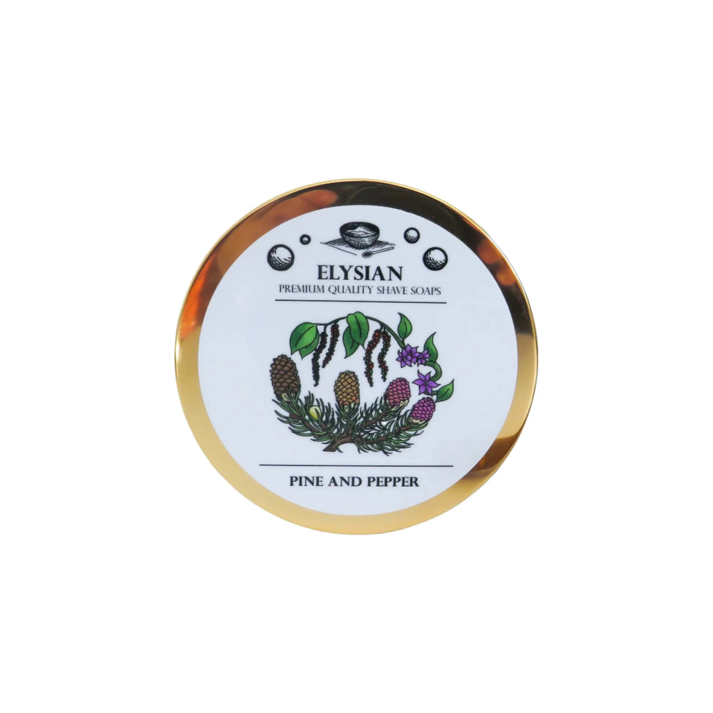Elysian Pine And Pepper Shaving Collection