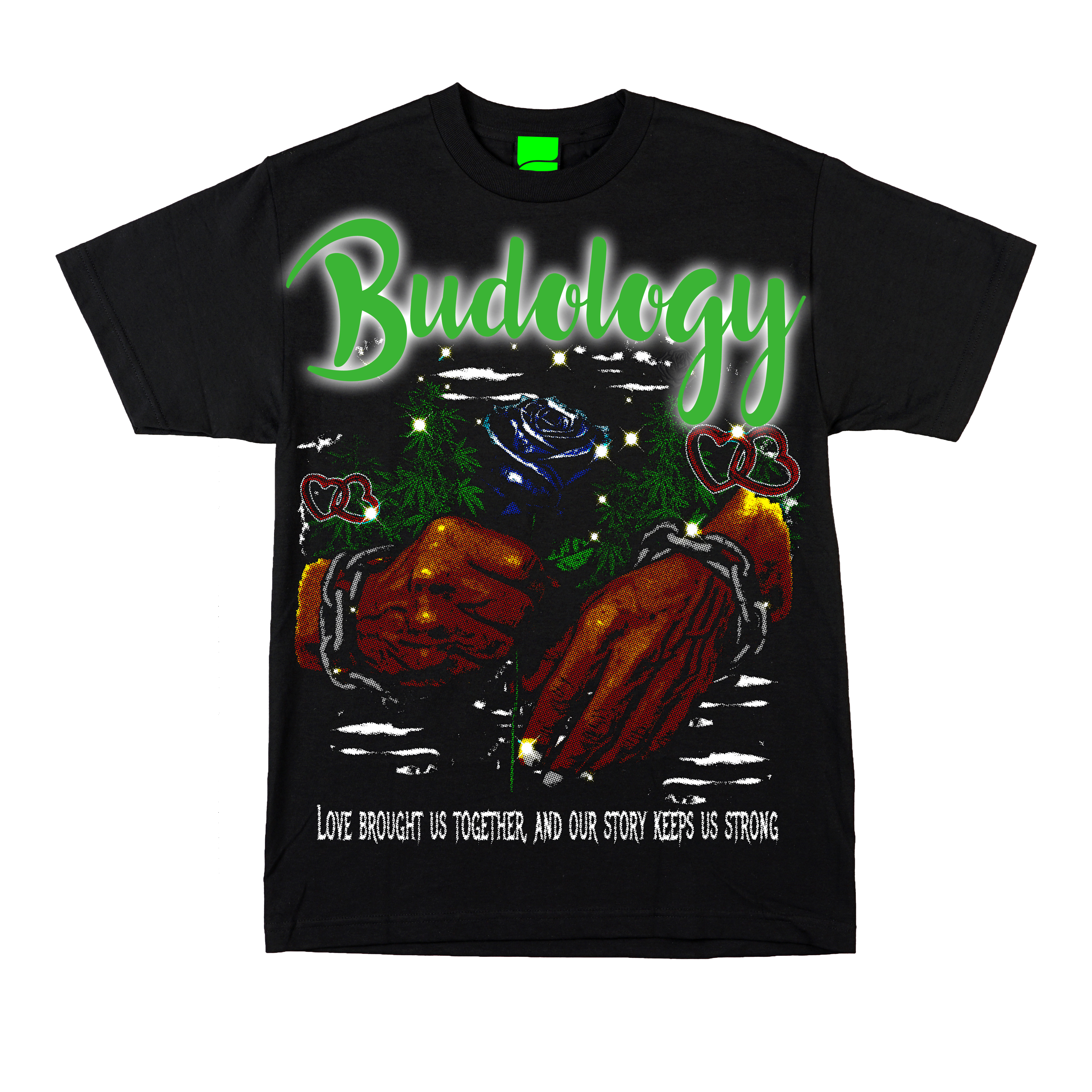 🤝🌿❤️ Product Title:  Love Brought Us Together – Bud Unity Tee