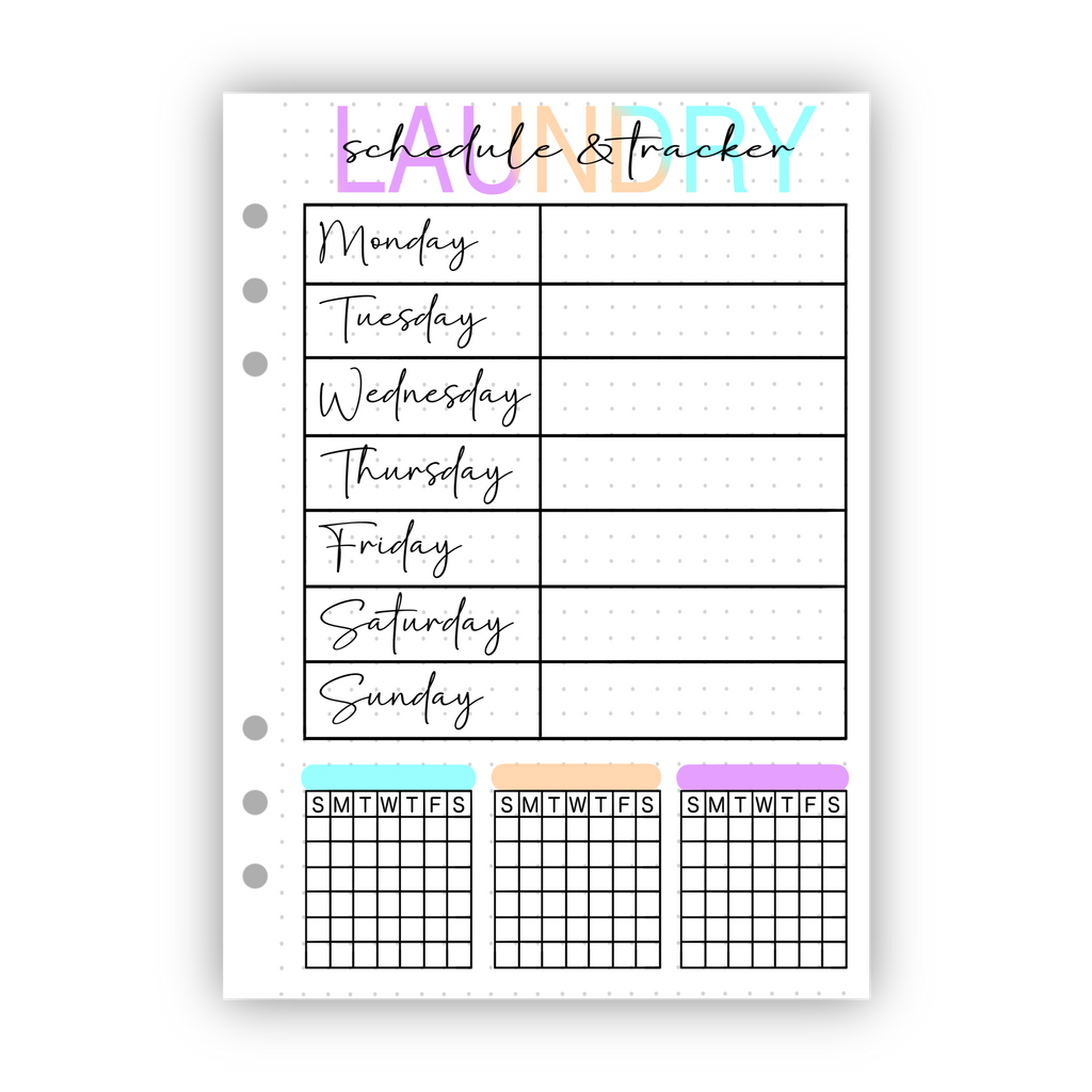 Chore Schedule & Tracker