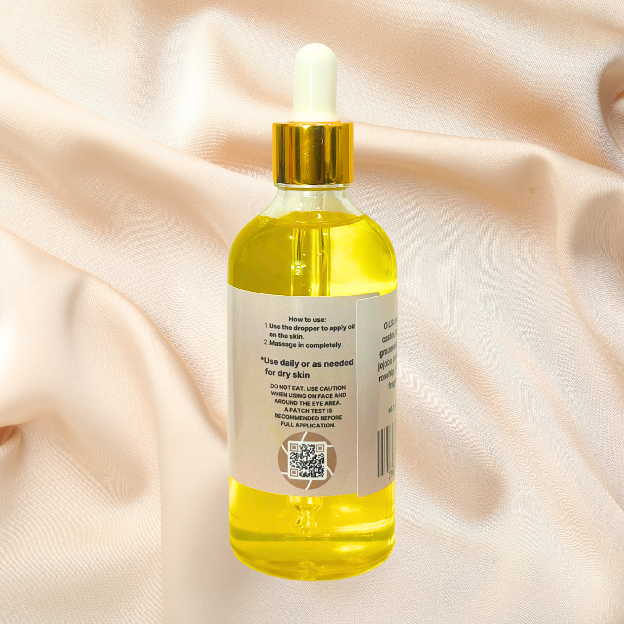 Lavender & Chamomile Skin Renewal Natural Body Oil with Rosehip Carrot Seed & Essential Oils Skin Therapy | 3.2 oz