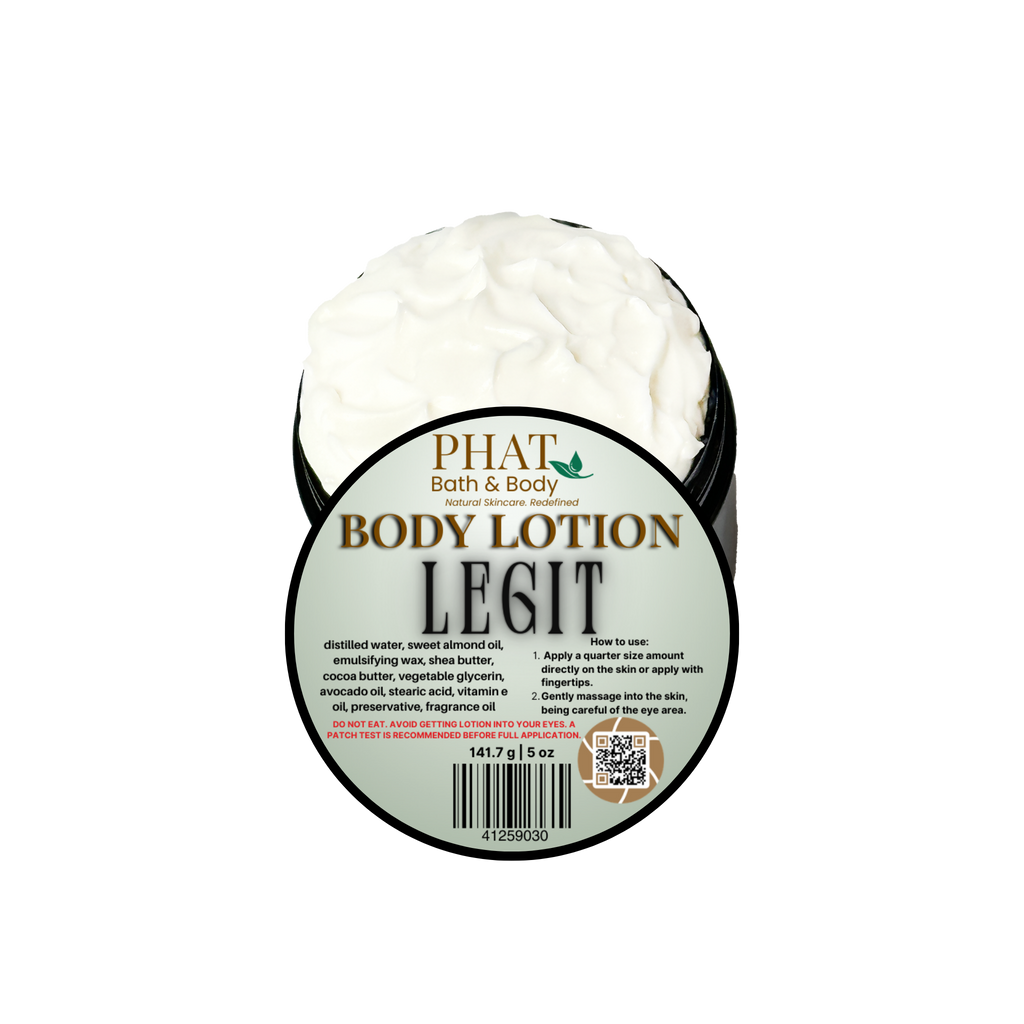 Legit Moisturizing Body Lotion for Men Palo Santo Type with Shea & Cocoa Butter | 5 oz