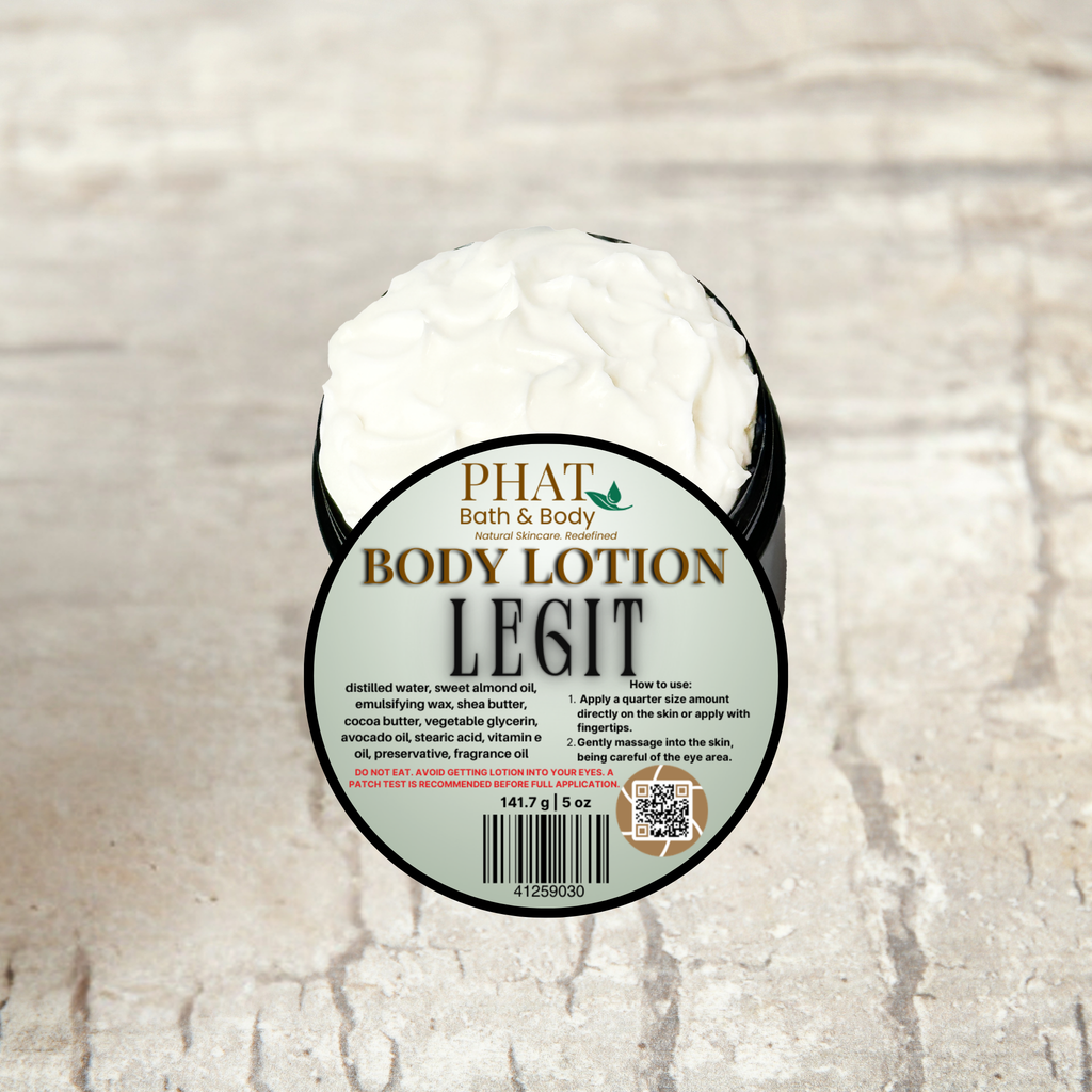 Legit Moisturizing Body Lotion for Men Palo Santo Type with Shea & Cocoa Butter | 5 oz