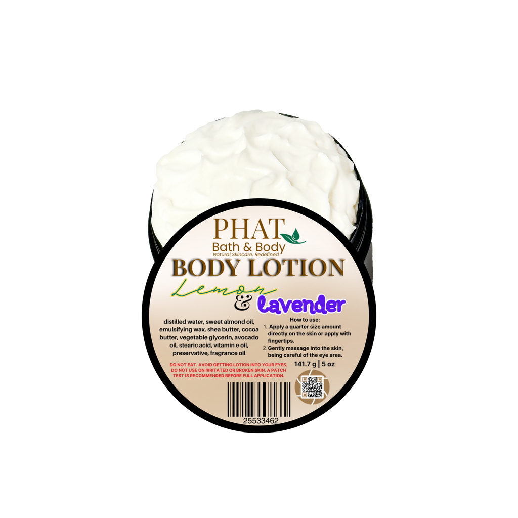 Lemon & Lavender Moisturizing Body Lotion with Shea & Cocoa Butter | 5 oz