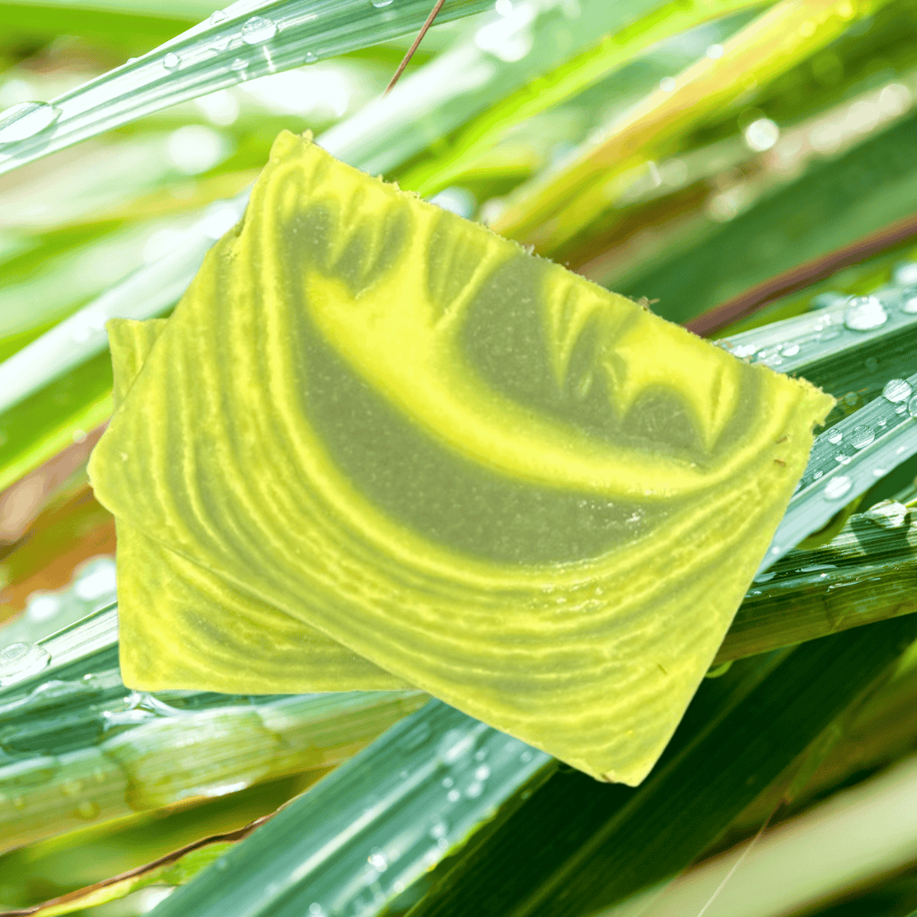 Lemongrass Handmade Natural Bar Soap with Coconut & Olive Oil