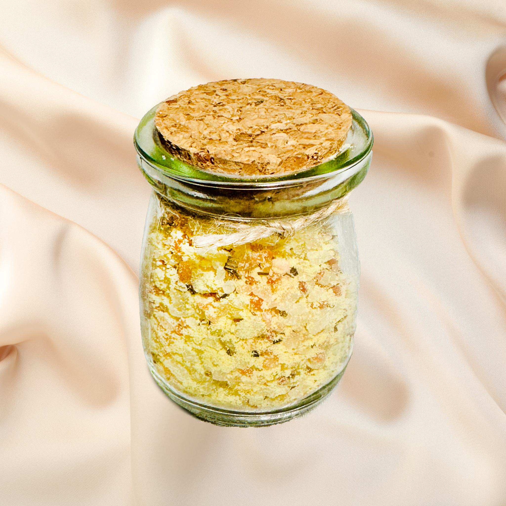 Lemongrass Natural Bath Salts with Kaolin Clay Avocado Oil & Sea Salt Bath Soak | 3.5 oz