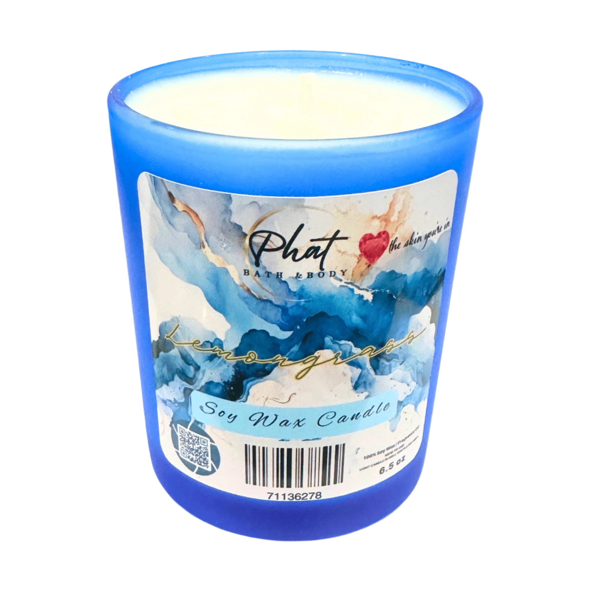 Lemongrass Natural Soy Wax Candle | 6.5 oz