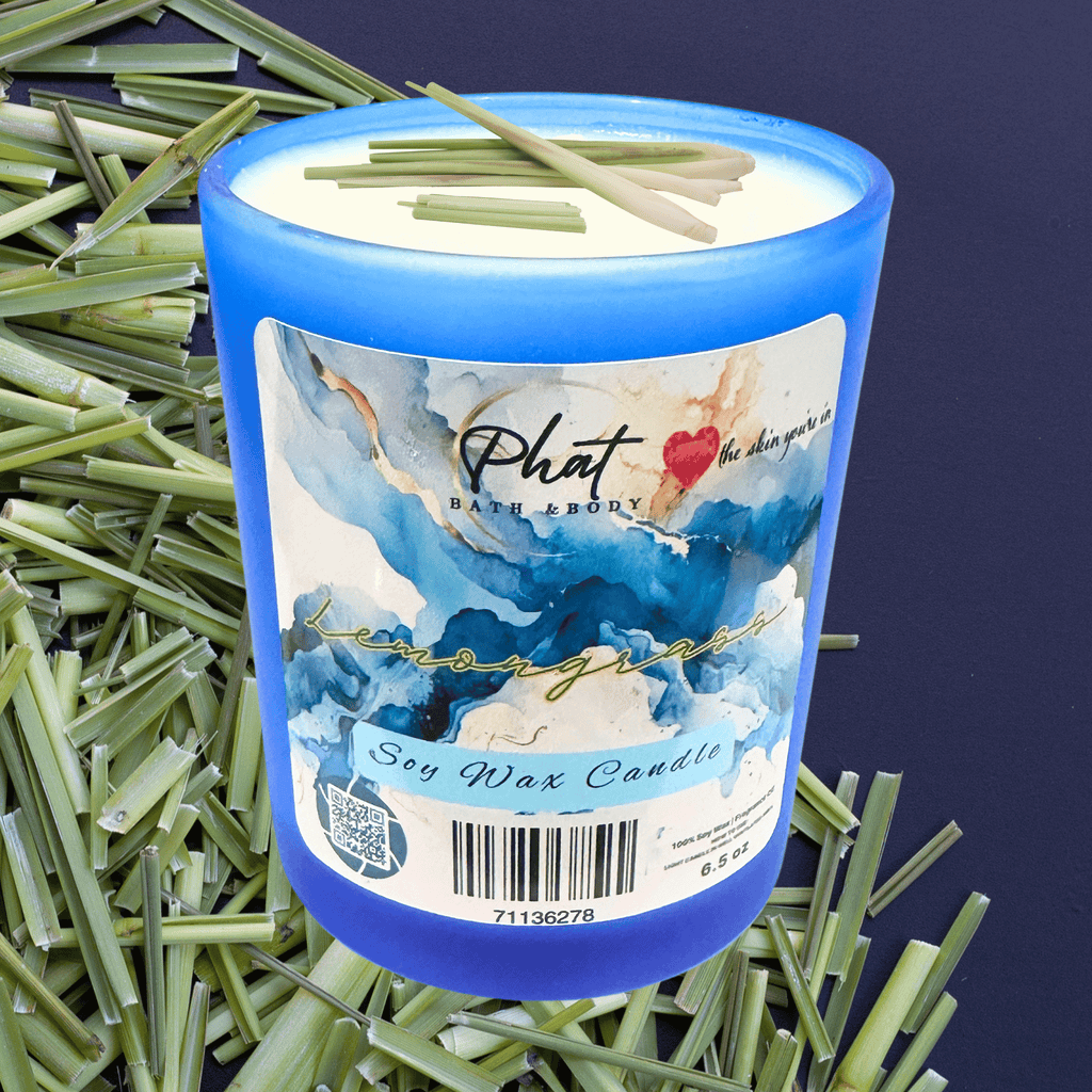 Lemongrass Natural Soy Wax Candle | 6.5 oz