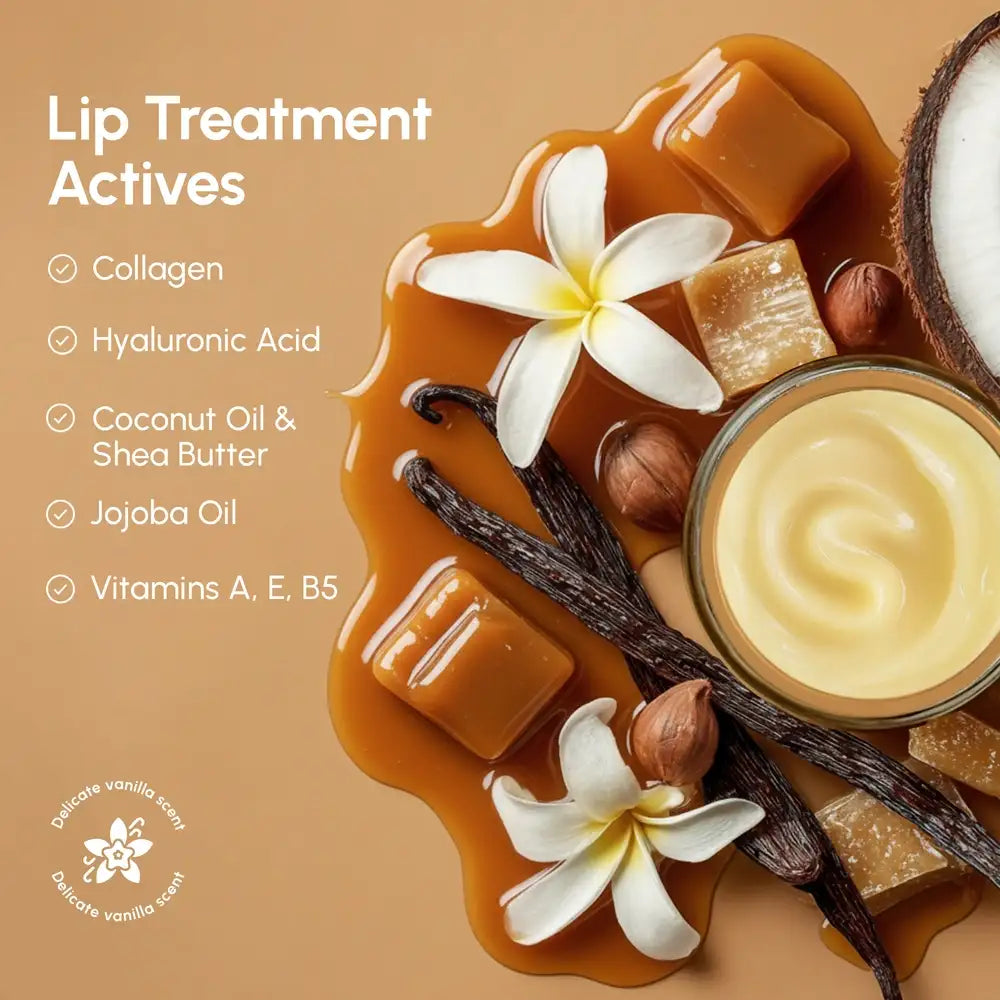 Vanille Volumen spendender Lippenbalsam & Feuchtigkeitspflege