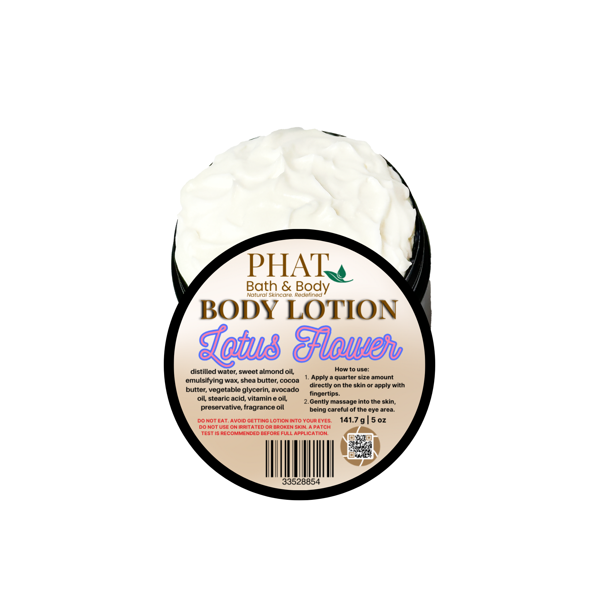 Lotus Flower Moisturizing Body Lotion Lotus & Bamboo Type with Avocado Oil | 5 oz