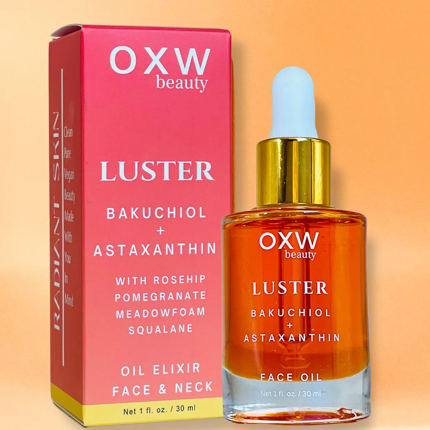 Luster Bakuchiol + Astaxanthin Gesichtsöl Retinol-Alternative