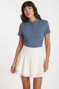 Women's Catalyst Polo | Mantra Collar | Raindrop