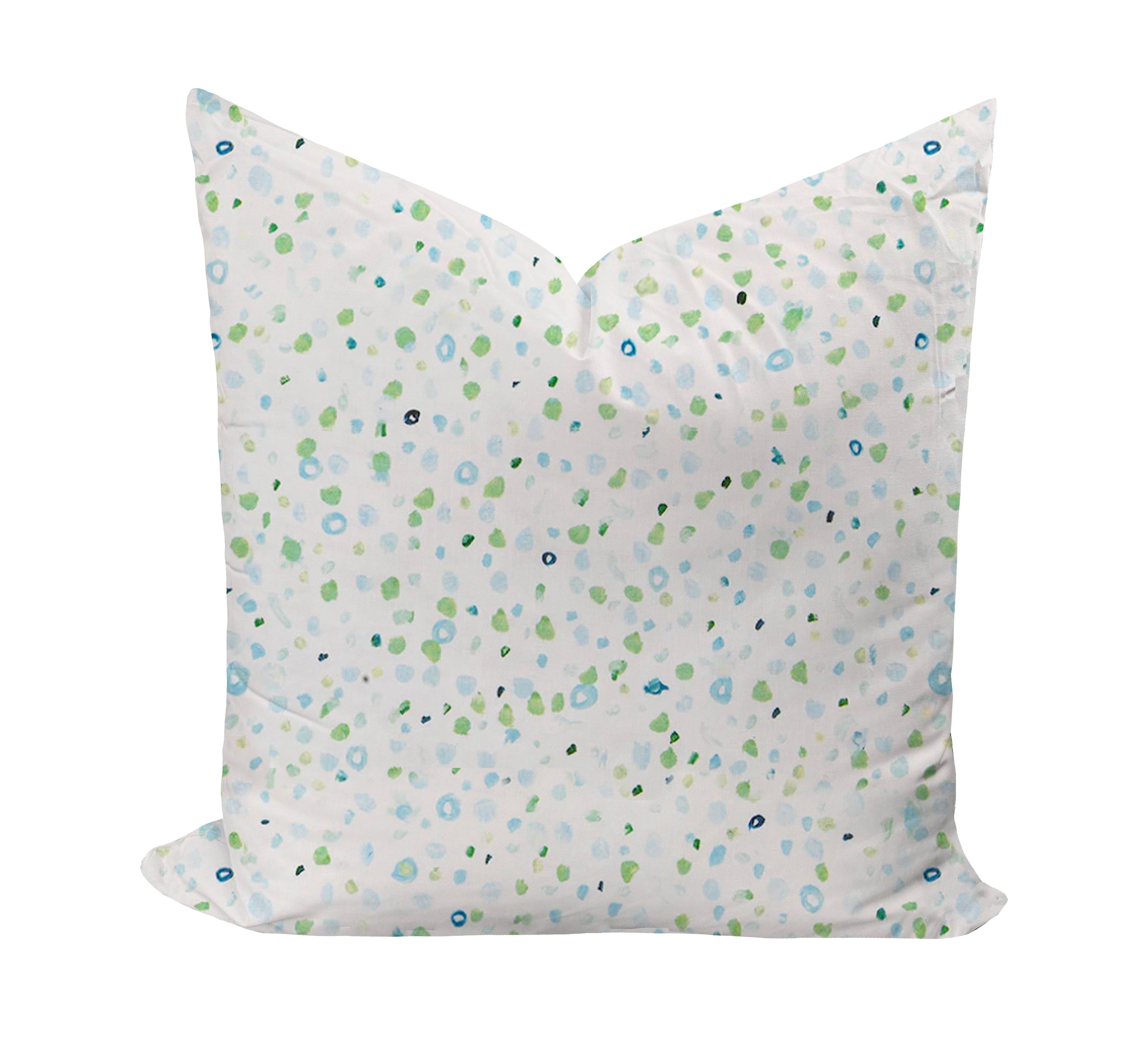 Dots Went Crazy in Blue and Green by Megan Daisy Milner
