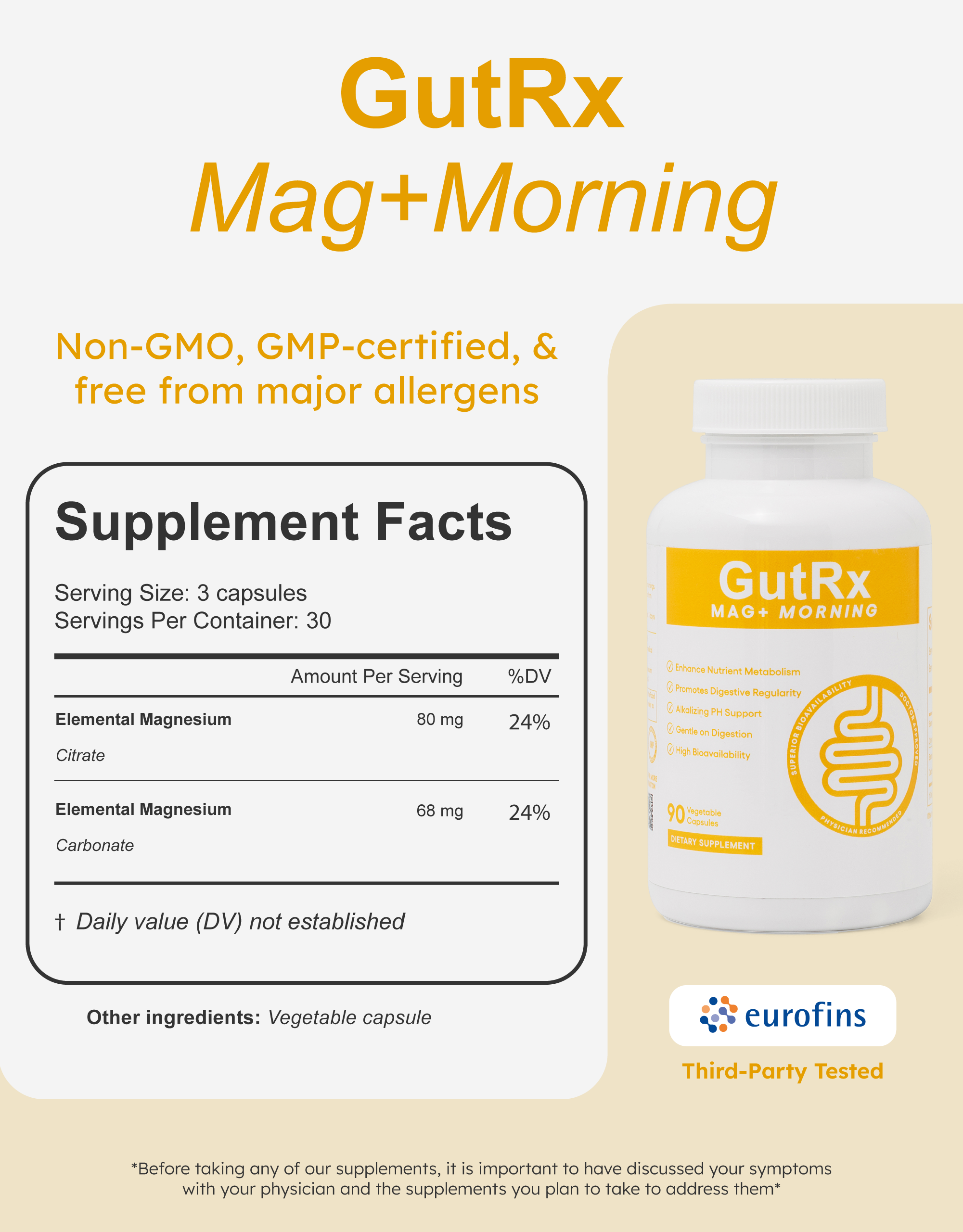 GutRx MAG+ Morning
