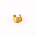 Wide Band Hammered Ring | Mala