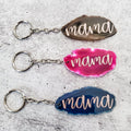 Mama Kristallachat Schlüsselanhänger