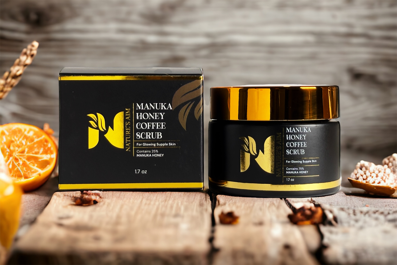 Manuka Honey Coffee Face Scrub