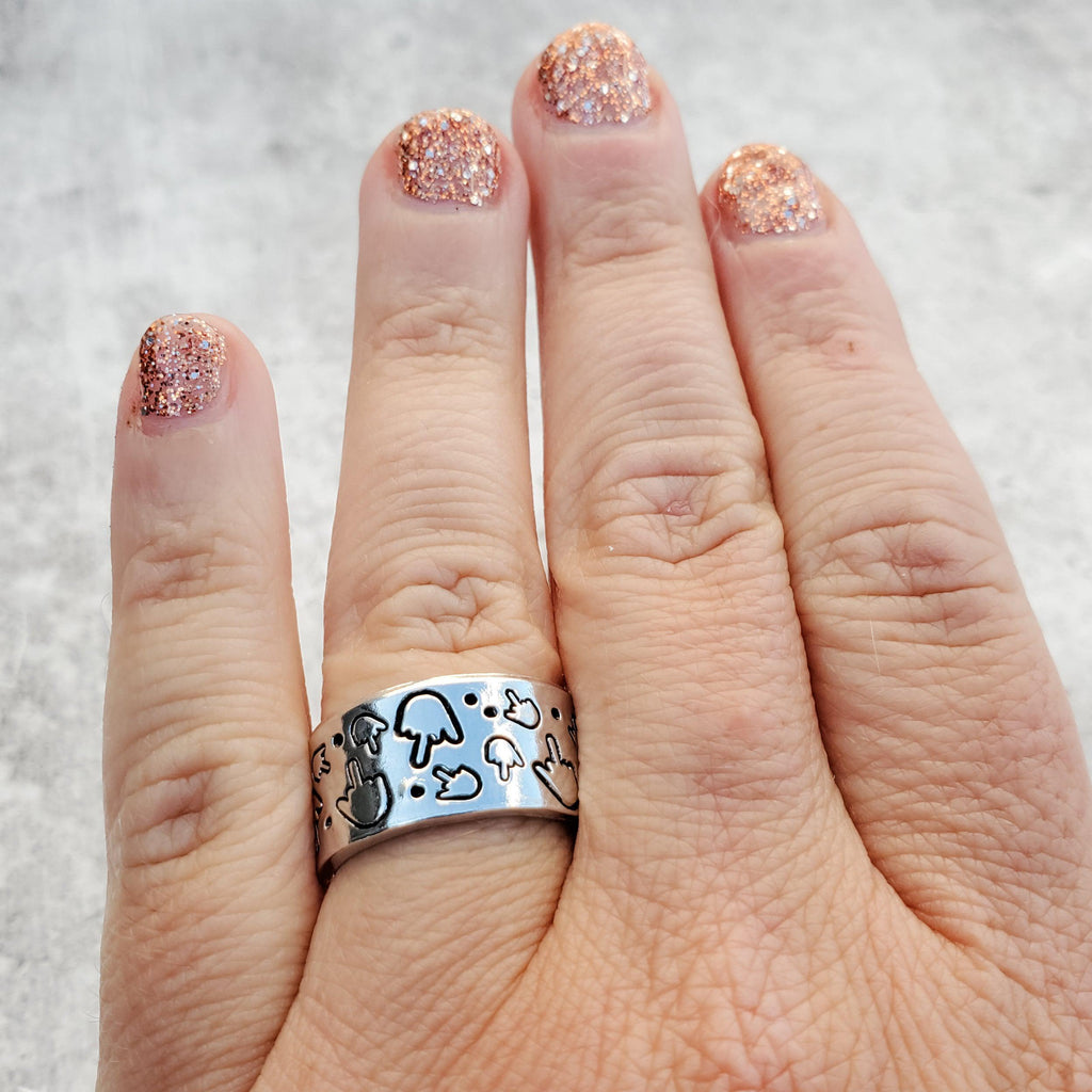 Mittelfinger Partyring