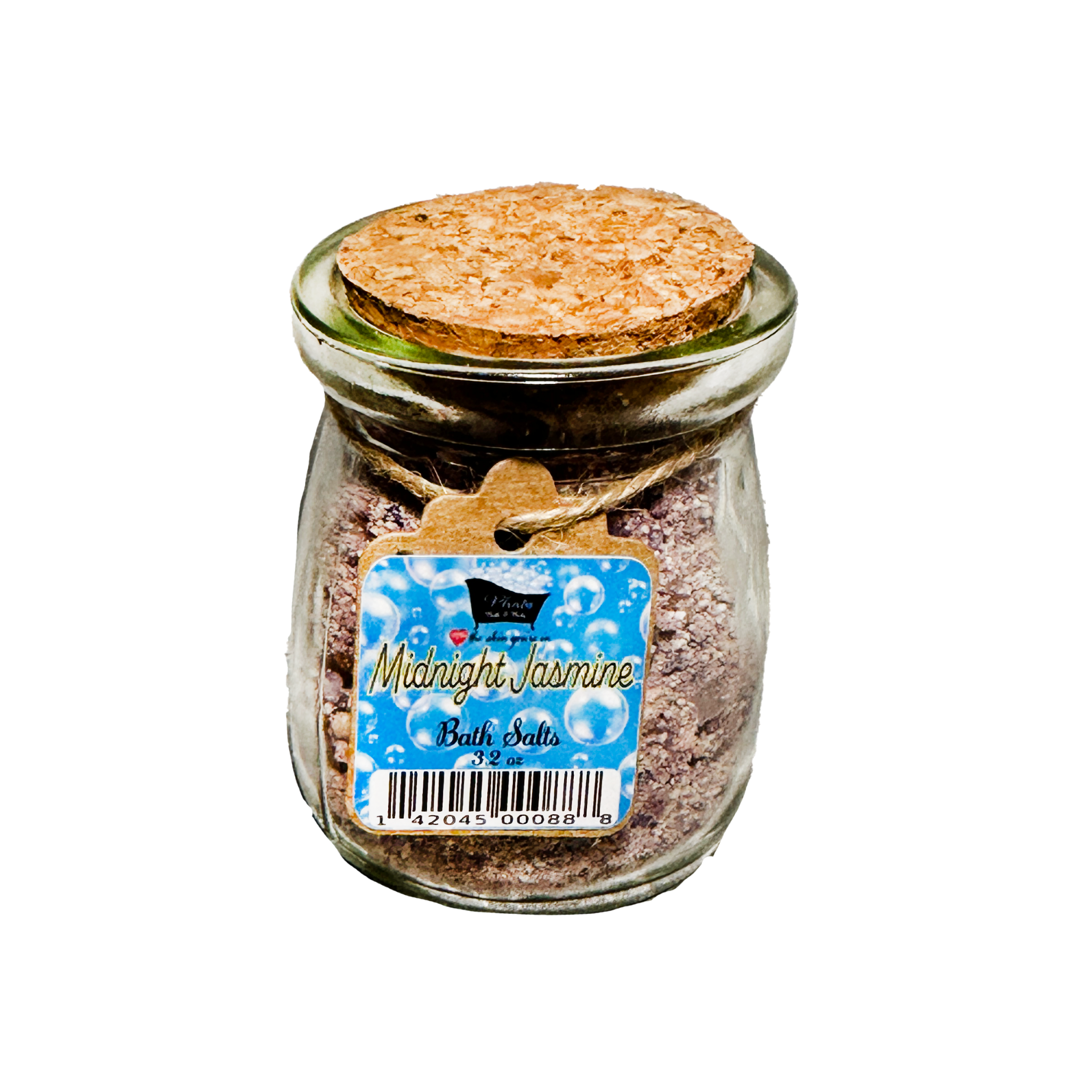 Midnight Jasmine Natural Bath Salts with Kaolin Clay Avocado Oil & Sea Salt Bath Soak | 3.5 oz