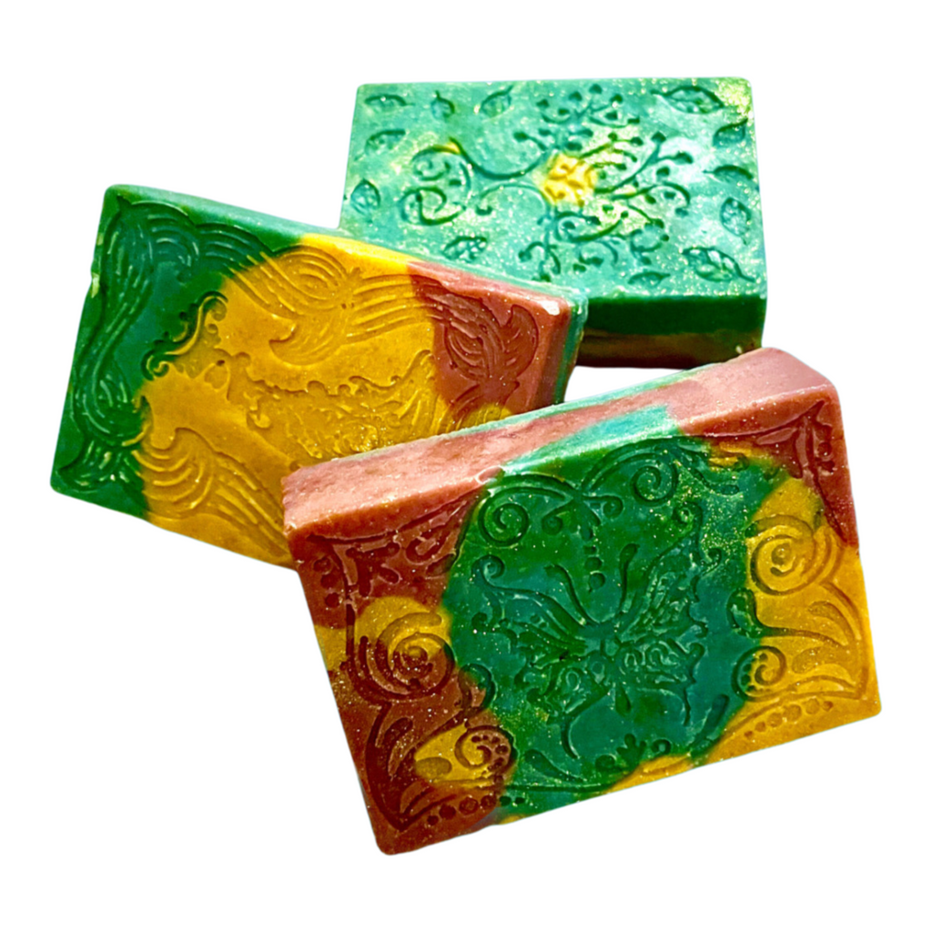 Midnight Kiss Handmade Natural Bar Soap Coconut & Olive Oil Soap Dark Kiss Type