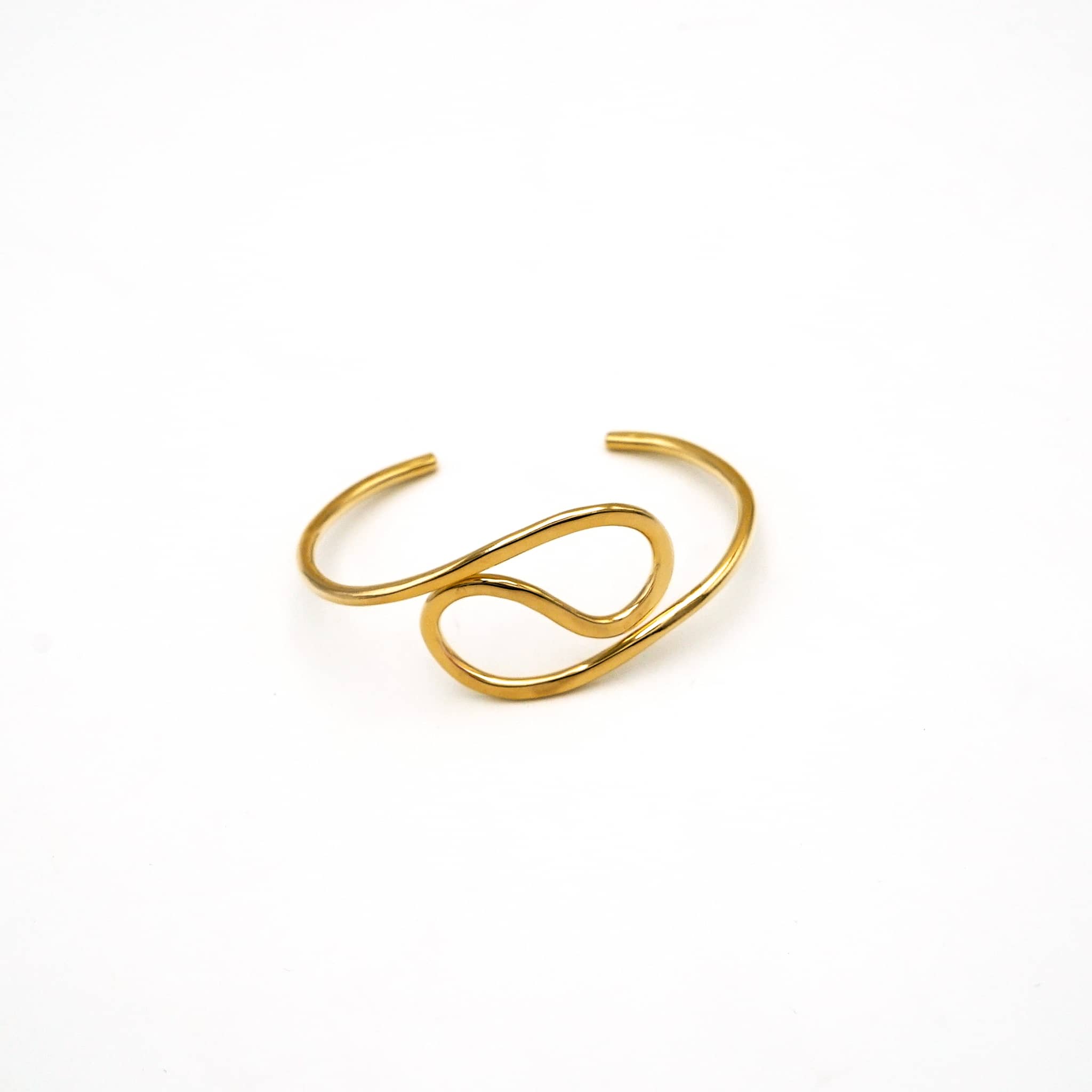 Spiral Wrap Brass Bracelet | Milele