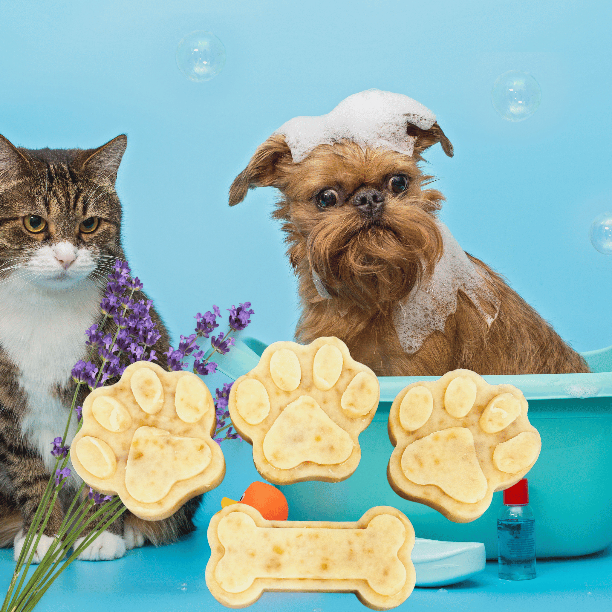 Milk Oatmeal & Honey Fur Baby Natural Soap with Lavender Essential Oil