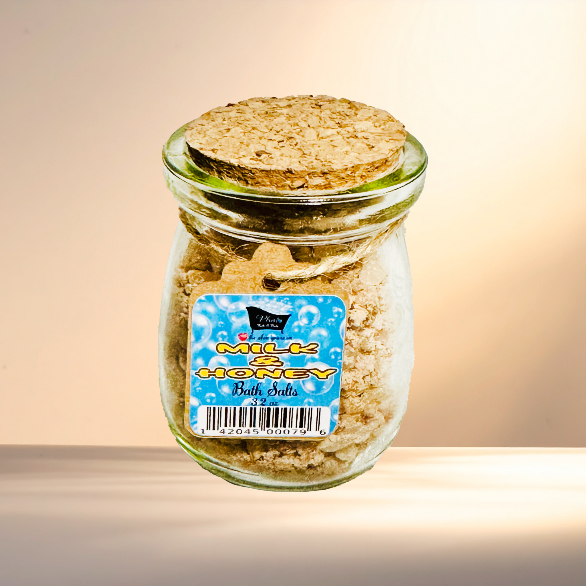 Milk & Honey Natural Bath Salts with Kaolin Clay Avocado Oil & Sea Salt Bath Soak | 3.5 oz
