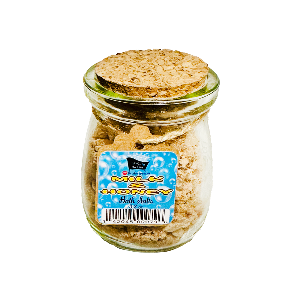 Milk & Honey Natural Bath Salts with Kaolin Clay Avocado Oil & Sea Salt Bath Soak | 3.5 oz