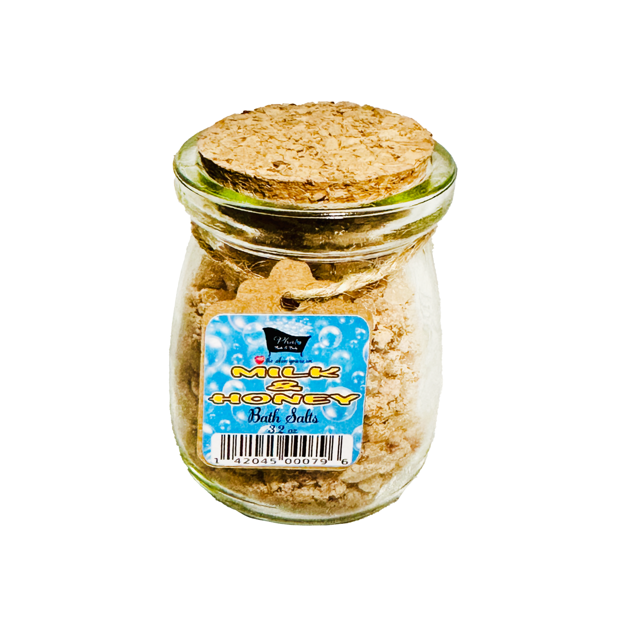 Milk & Honey Natural Bath Salts with Kaolin Clay Avocado Oil & Sea Salt Bath Soak | 3.5 oz