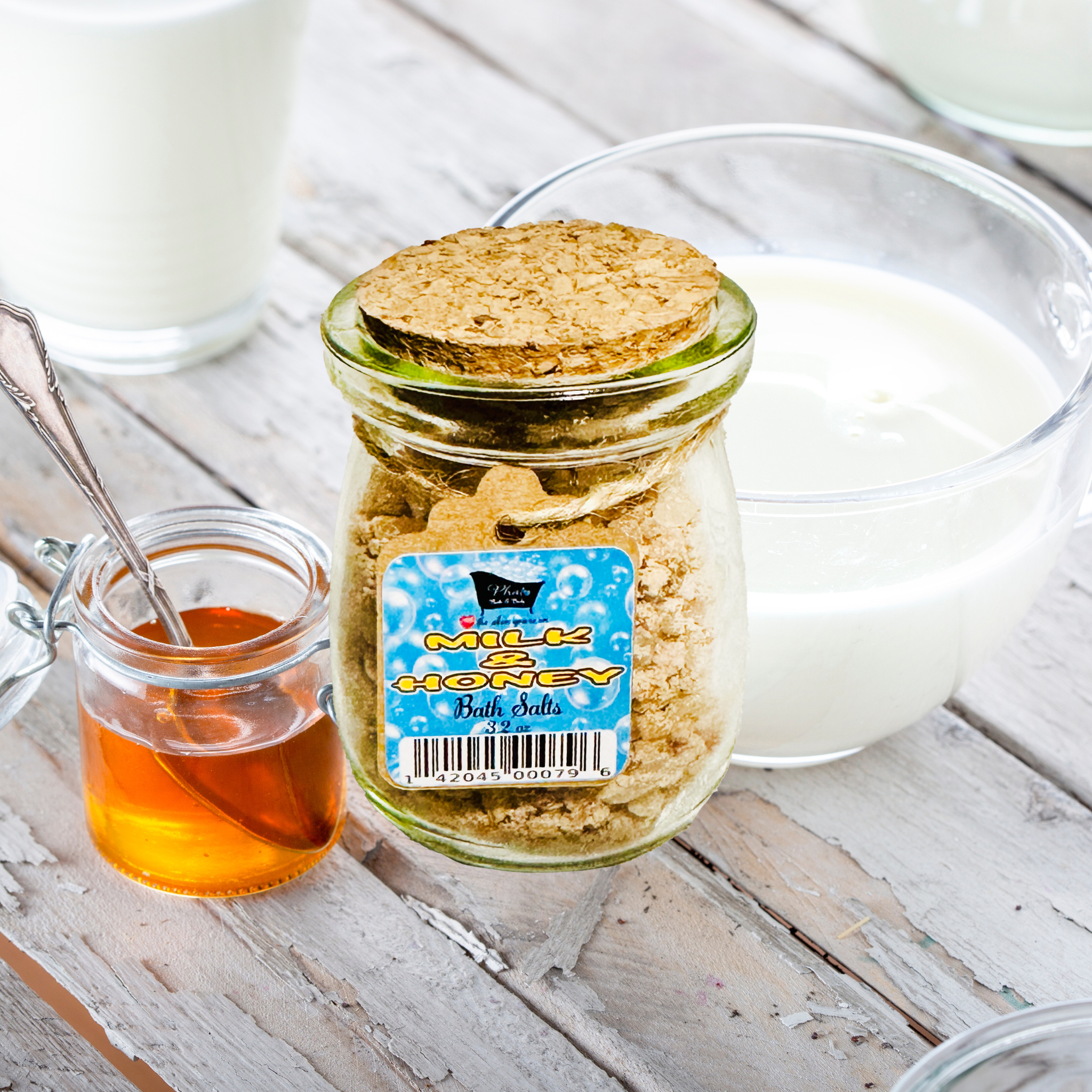 Milk & Honey Bath and Body Gift Set with Body Lotion Sugar Scrub Natural Soap Bath Salts