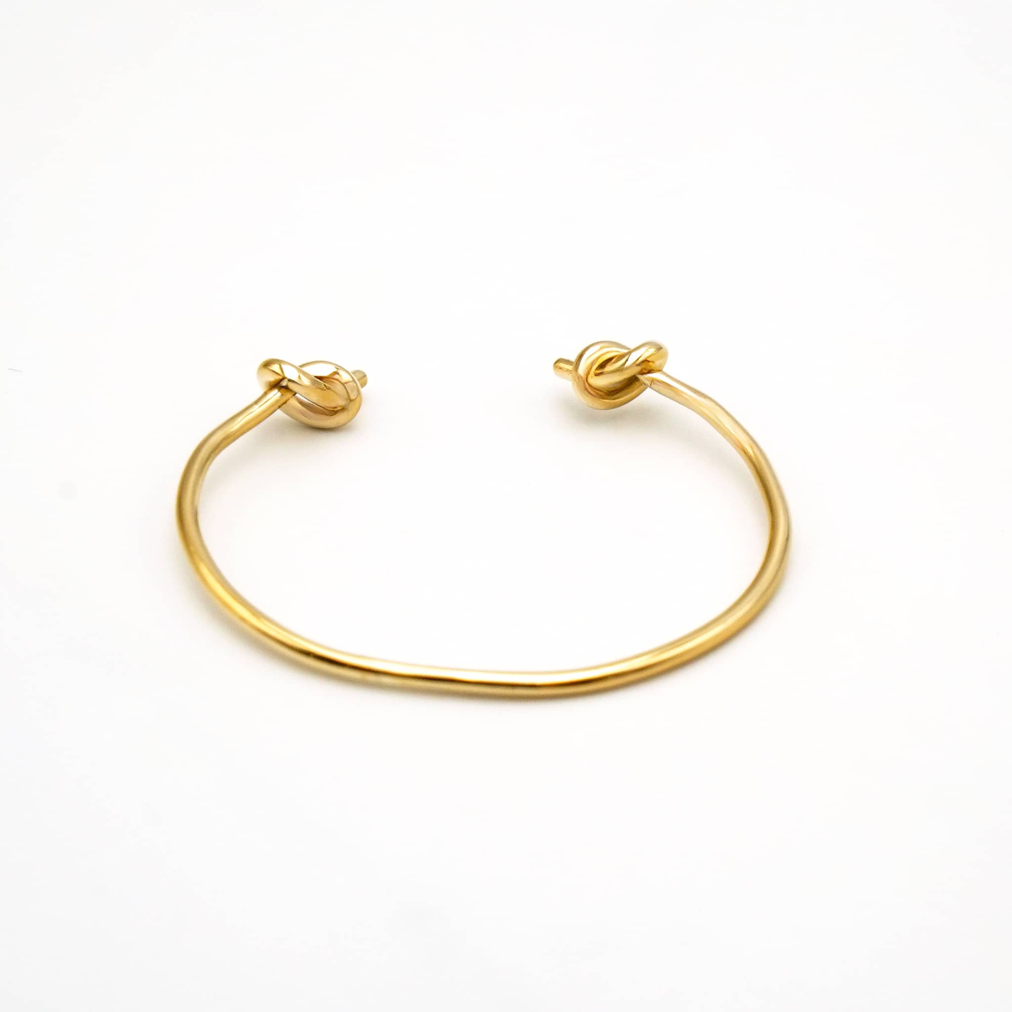 Double Knot Brass Cuff Bracelet | Mji