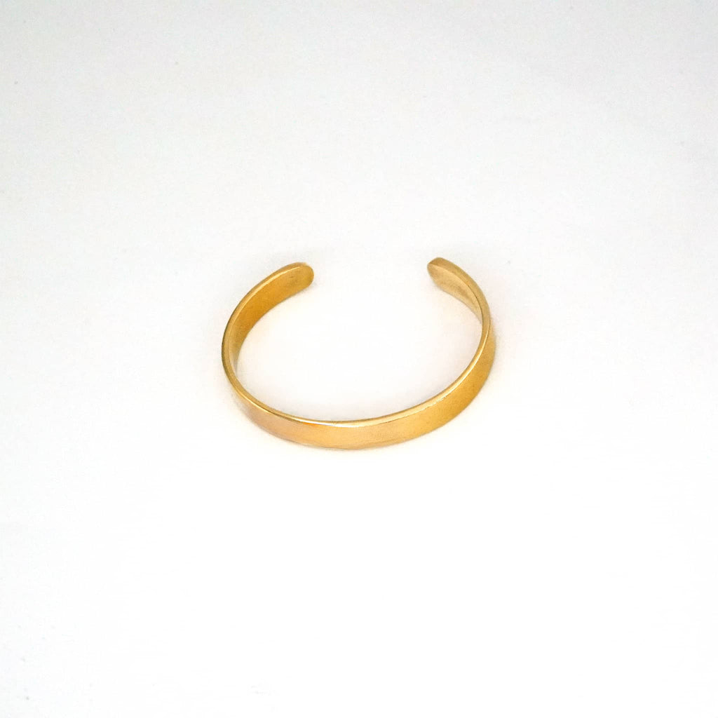Wide Brass Cuff Bracelet | Kanga