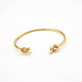 Double Knot Brass Cuff Bracelet | Mji