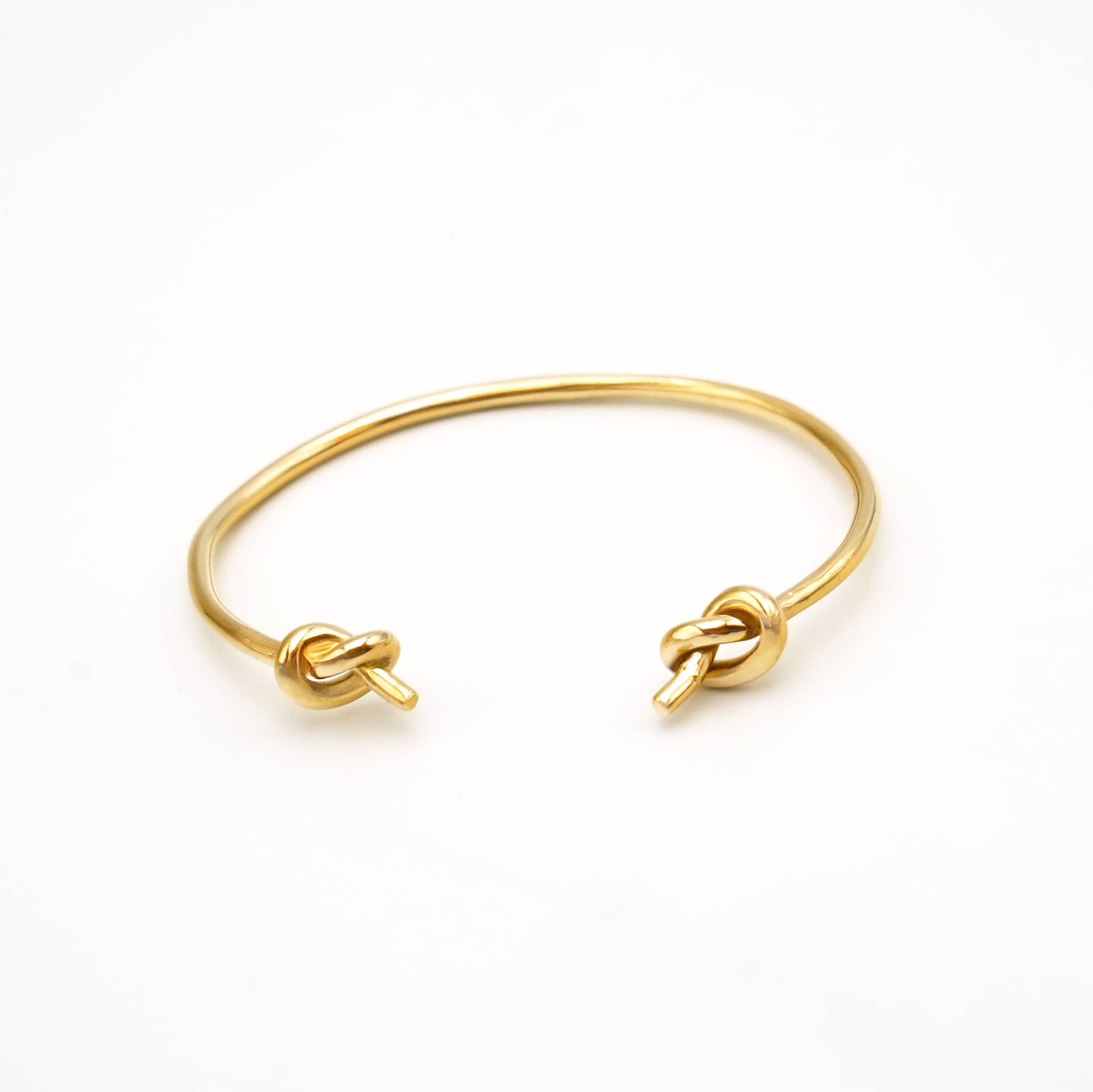 Double Knot Brass Cuff Bracelet | Mji