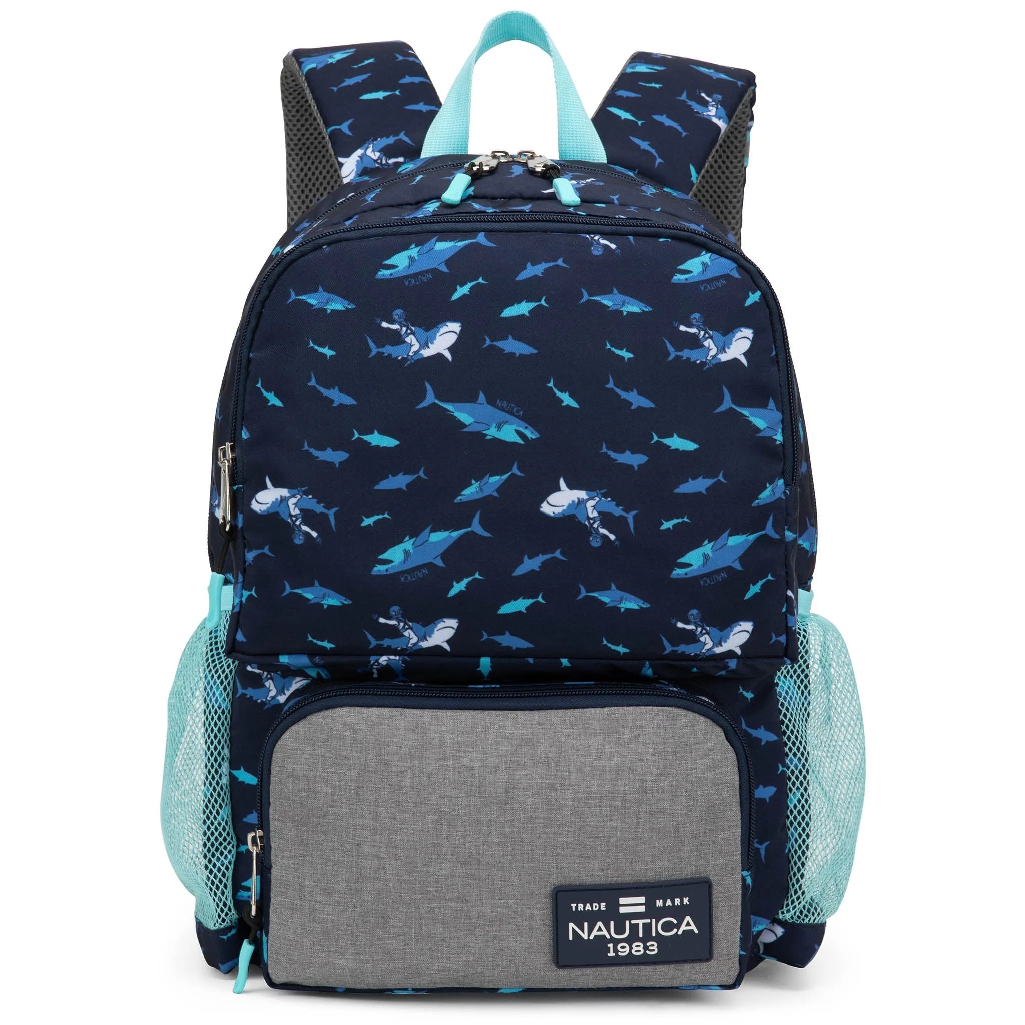 Kinderrucksack für die Schule | Shark Riders | 40,6 cm hoch