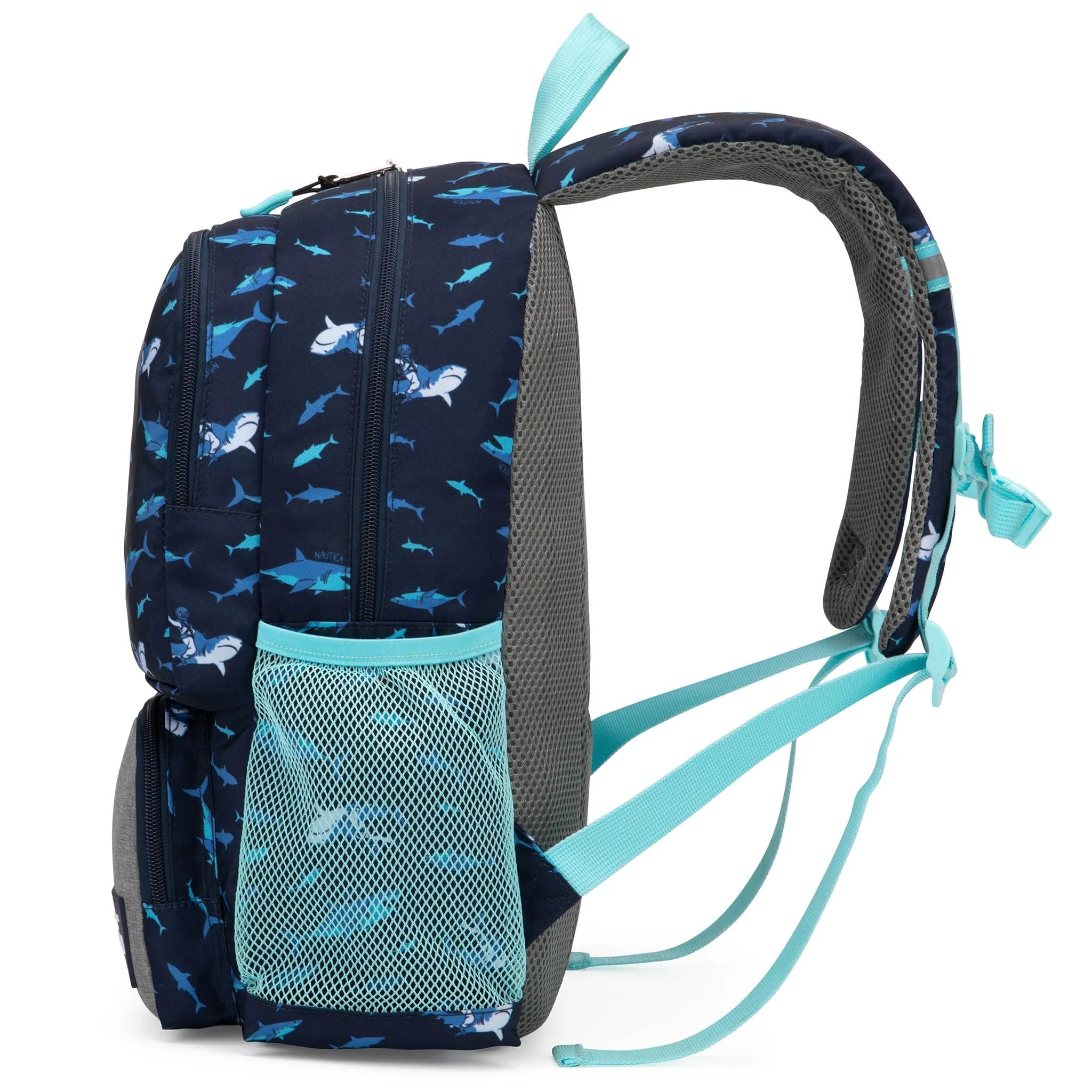 Kinderrucksack für die Schule | Shark Riders | 40,6 cm hoch