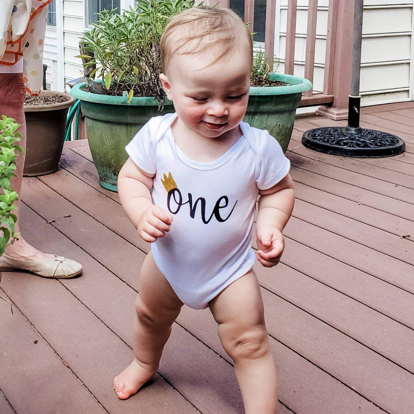 Kurzärmeliger Baby-Body für Einjährige