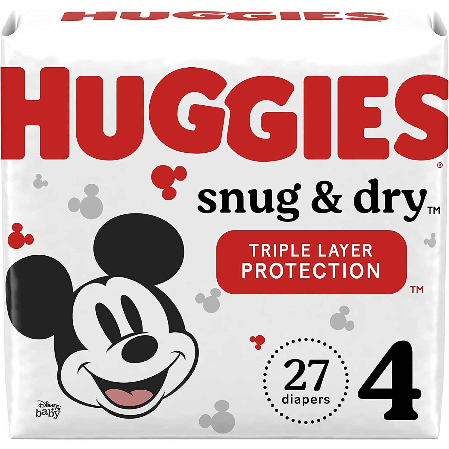 Huggies snug dry diapers size 4 27 ct