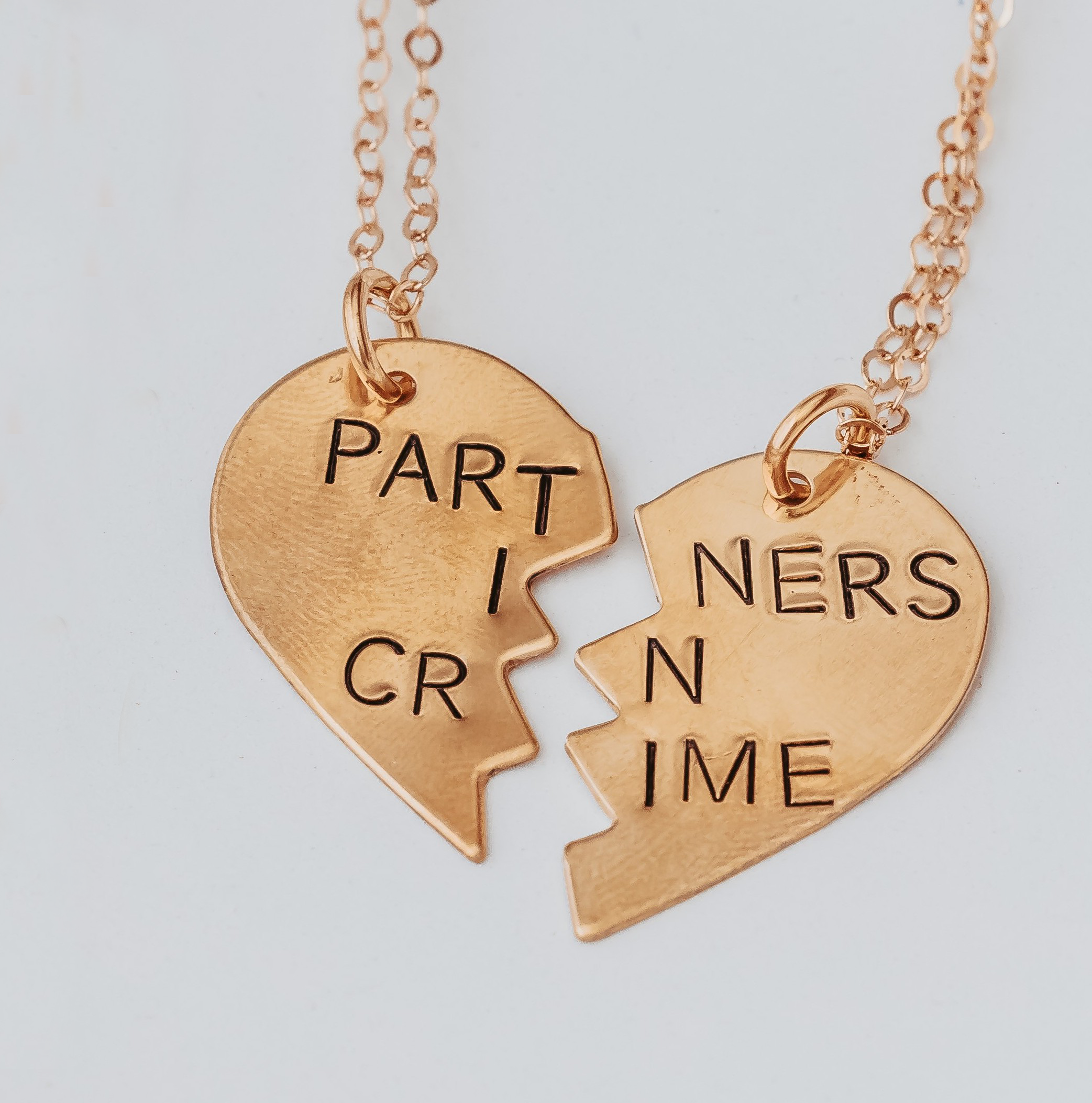 PARTNERS IN CRIME Gebrochenes Herz Freundschaftsketten